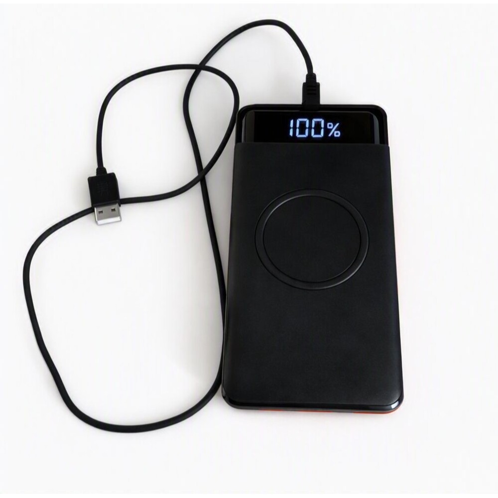 Intertek HX‑160Q2 Ultra Slim Power Bank 3080mAh • Dual USB • Fast Charge • Black